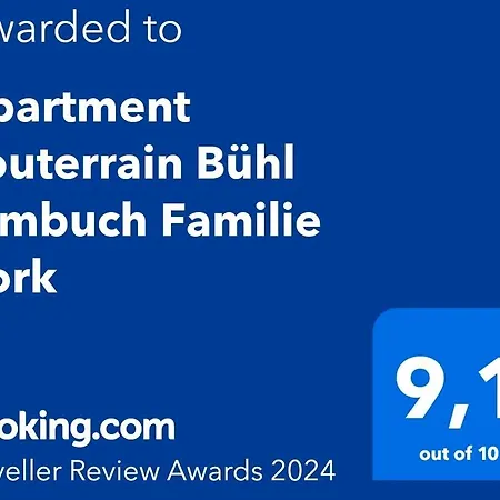 Apartment Souterrain Buehl Vimbuch Familie Bork Exterior photo